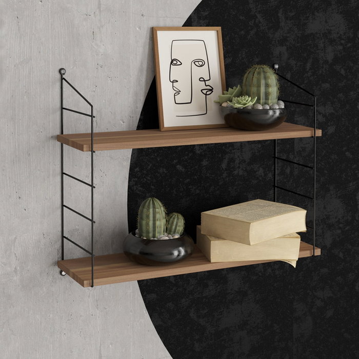 Hanah Home Armoni 2'li - Walnut